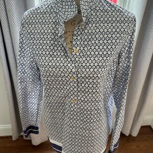 Women’s Blue Patterned Shirt